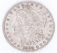 Coin 1900 O Over CC Morgan Silver Dollar In XF