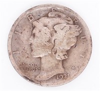Coin 1921-P Mercury Dime In Fine - Rare Date!
