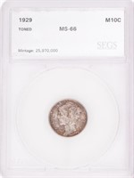 Coin 1929 United States Mercury Dime - MS66