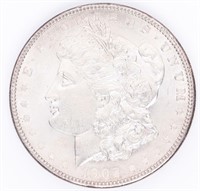 Coin 1902-P Morgan Silver Dollar In GEM BU