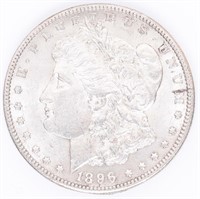Coin 1896-O Morgan Silver Dollar In Choice BU