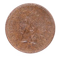 Coin 1868 US Flying Eagle Cent In GEM Brown Unc.