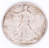 Coin 1917-P Walking Half Dollar In Choice