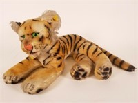 1970s Steiff Young Tiger mohair plush