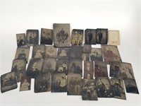 Tintypes and other antique photographs