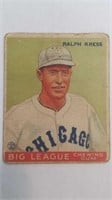 1933 Goudey #33 Ralph Kress card