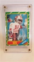 1986 Topps Jerry Rice San Francisco 49ers #161