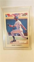 FRANK THOMAS ROOKIE CARD 1990 Leaf Baseball