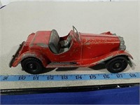 Vintage metal Hubley kiddie toy car