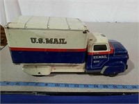 Vintage U.S. mail truck appears to be missing