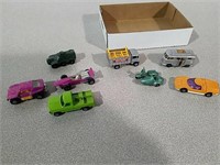 Miniature cars and trucks various brands