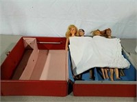 Barbie and Ken case marked ponytail 1963 and
