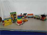 Vintage Fisher Price toys - Huffy Puffy train,