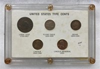 United States Type Cent Set