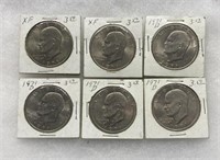 1971 Eisenhower Dollars XF