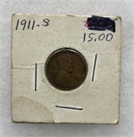 1911-S Wheat Penny