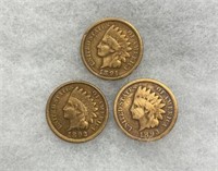 1891-1893 Indian Head Pennies