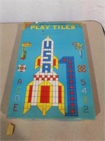 Vintage Halsam play tiles