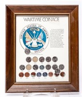 Coin 2 Framed Coin Sets W/ Silver Coins