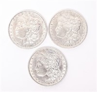 Coin 3 Nice Morgan Silver Dollars
