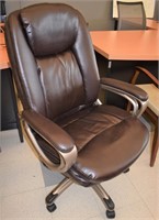 REALSPACE HIGHBACK LEATHER EXEC CHR