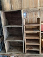 Wooden Boxes & Shelving