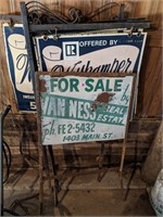 Vintage Real Estate & Auction Signs