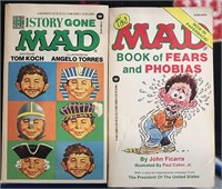 History Gone MAD & MAD Book of Fears and Phobias N
