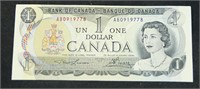 1973 Bank of Canada $1 Note