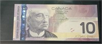 2005 Bank of Canada $10 Dollar Note