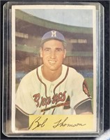 1954 Bowman #201 Bobby Thomson Baseball Card