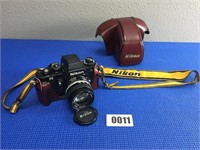 Nikon F3 Camera w/Case & Strap