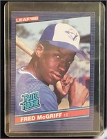 1986 Donruss #28 Fred McGriff Baseball Card