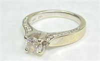 14K Gold & 1CT Diamond Solitaire Engagement Ring