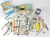Lot Of Assorted Vintage Watches & Parts (As Is)