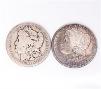 Coin 2 1884-P Morgan Silver Dollars