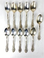 (11) Gorham 6" Sterling Spoons Mono 10.8 ozt