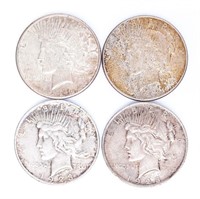 Coin 4 Nice 1923 Peace Silver Dollars