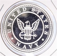 Coin 1 Oz. .999 Fine Silver Round - U.S. Navy