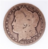 Coin 1883-CC Morgan Silver Dollar In Good