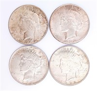 Coin 4 Very Good 1922 Peace Silver Dollars