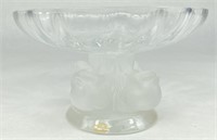 Lalique Nogent Footed Candy Bowl Dish