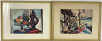 (2) Pablo Picasso Vintage Framed Prints