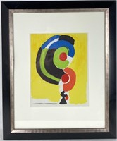 Framed Sonia Delaunay Lithograph