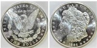 1884 GEM BU PL Carson City Morgan Silver Dollar