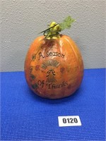 A Season Of Thanks Pumpkin