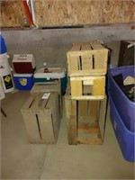 Wooden Crates & Chicken Cages