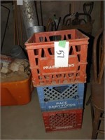 Plastic Milk Crates