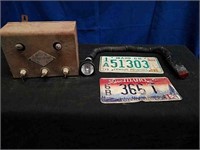 Box International Electric Fencer,2 License Plate