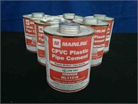 Box 6 Cans CPVC Pipe Cement